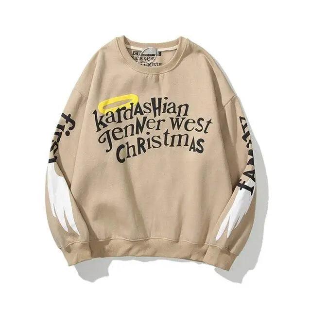 Hip-Hop Printed Sweatshirts Men  High Pullovers Couple Street Casual Sweatshirts Letter Print Men Women Sweatshirt Stylish Printed Cool Design Warm Winter Sweatshirt For Men Women Stevvex