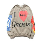 Hip-Hop Printed Sweatshirts Men  High Pullovers Couple Street Casual Sweatshirts Letter Print Men Women Sweatshirt Stylish Printed Cool Design Warm Winter Sweatshirt For Men Women Stevvex