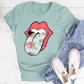 Hippie Floral Tongue Tee - SJB-DIAMOND ELITES