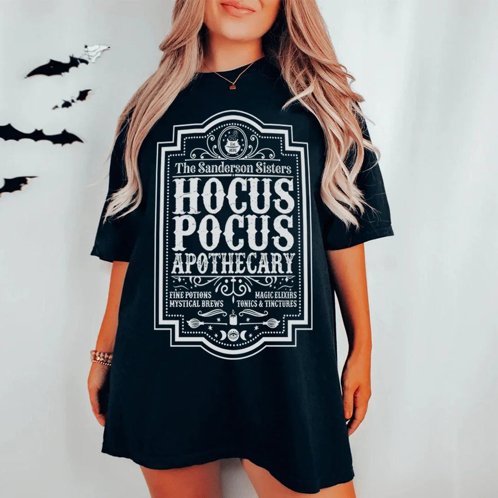 Hocus Pocus Apothecary Tee Peachy Sunday