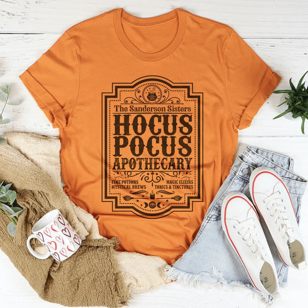 Hocus Pocus Apothecary Tee Peachy Sunday