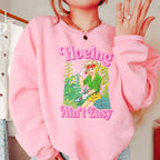 Hoeing Ain't Easy Sweatshirt Peachy Sunday