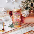 Funny Christmas Coffee Mug 17oz Pink Pastel Twerking Santa Naughty Holiday Cocoa Eggnog Cup