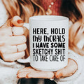Hold My Morals Ceramic Mug 15 oz Peachy Sunday
