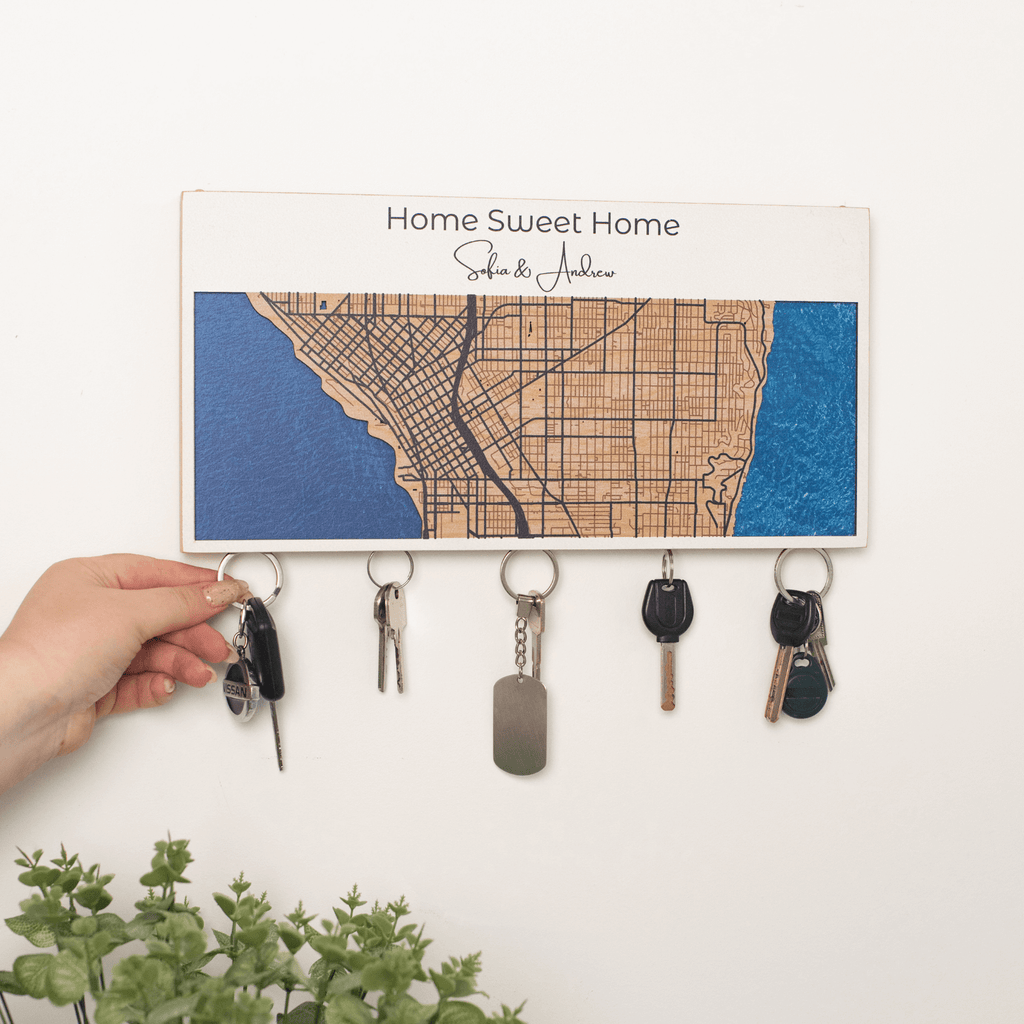 Wooden Key Holder Enjoy The Wood