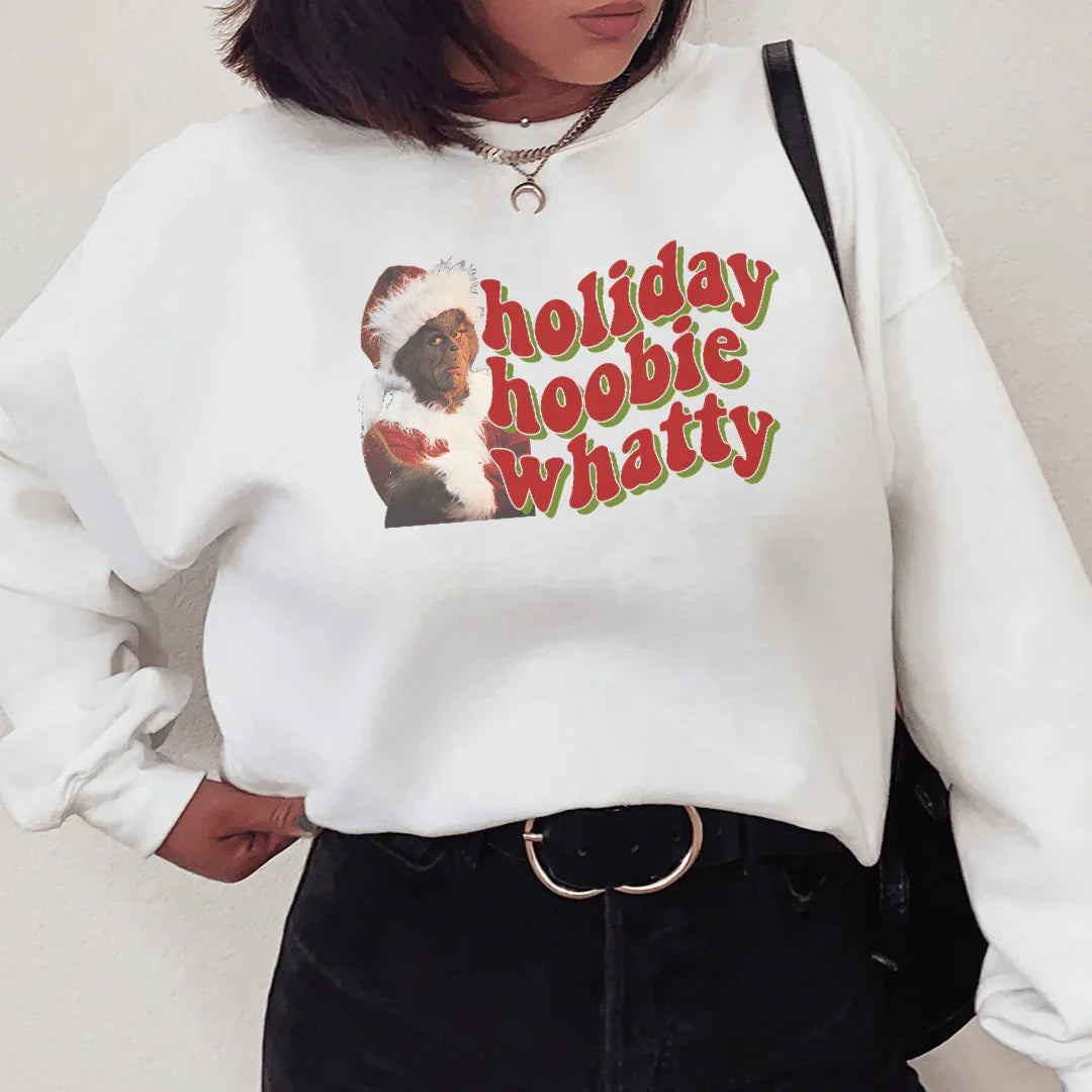 Holiday Hoobie Whatty Sweatshirt Peachy Sunday