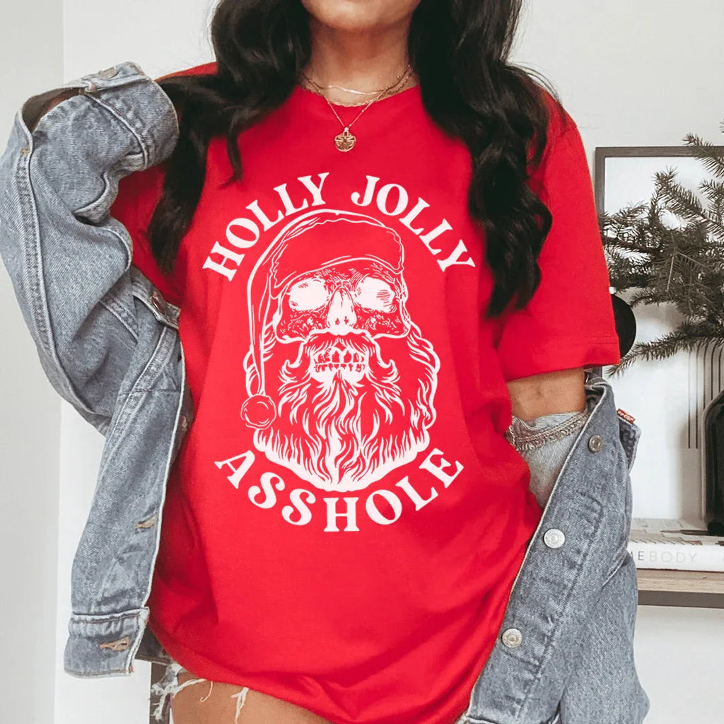 Holly Jolly Tee Peachy Sunday