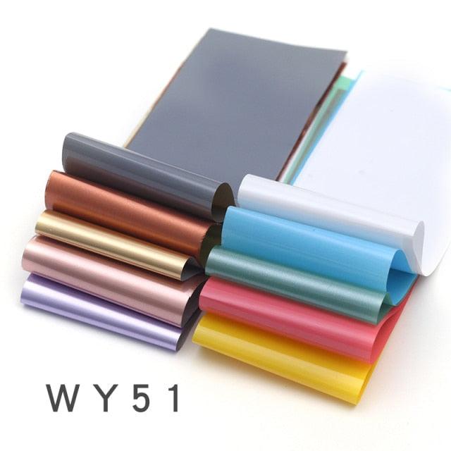 Holographic Nail Foil Transfer Set Sticker Decal Nail Art Foils Designer Marble Nail Decoration Sliders Wraps Manicure  Women Kids Girls Manicure Decoration Nail Art Supplies 3D Self-Adhesive Nail Decals Designer Nail Stickers for Acrylic Nails Stevvex