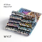 Holographic Nail Foil Transfer Set Sticker Decal Nail Art Foils Designer Marble Nail Decoration Sliders Wraps Manicure  Women Kids Girls Manicure Decoration Nail Art Supplies 3D Self-Adhesive Nail Decals Designer Nail Stickers for Acrylic Nails Stevvex