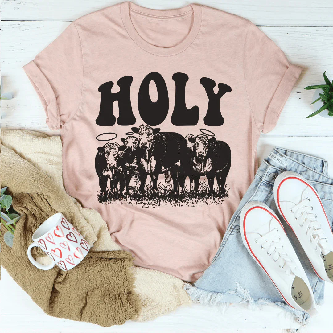 Holy Cow Tee Peachy Sunday
