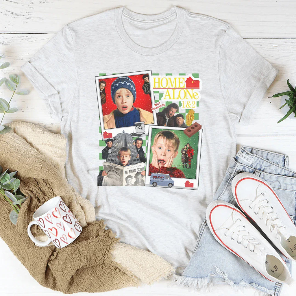 Home Alone Tee Peachy Sunday