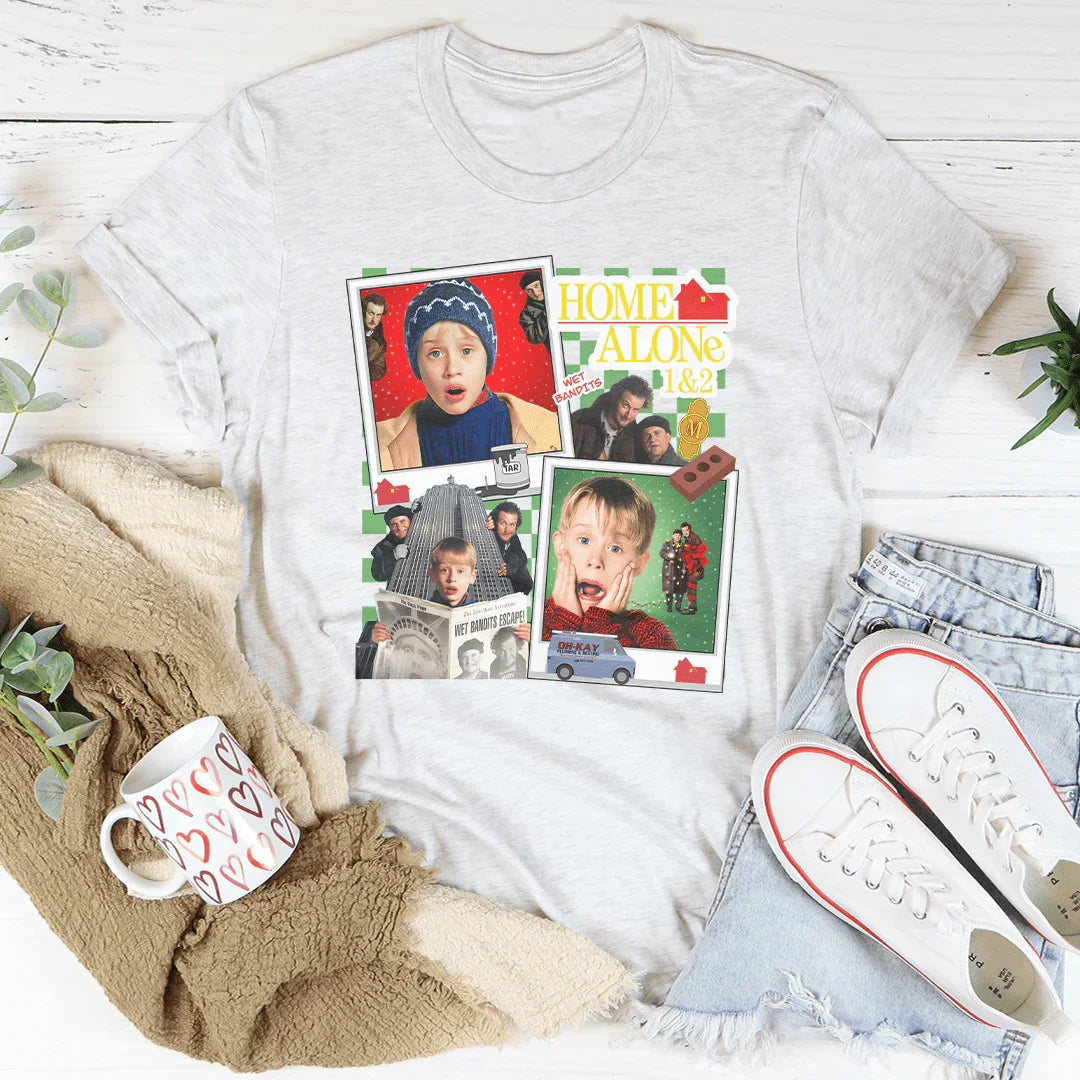 Home Alone Tee Peachy Sunday