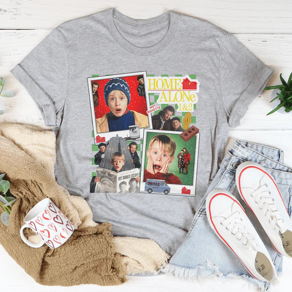 Home Alone Tee Peachy Sunday