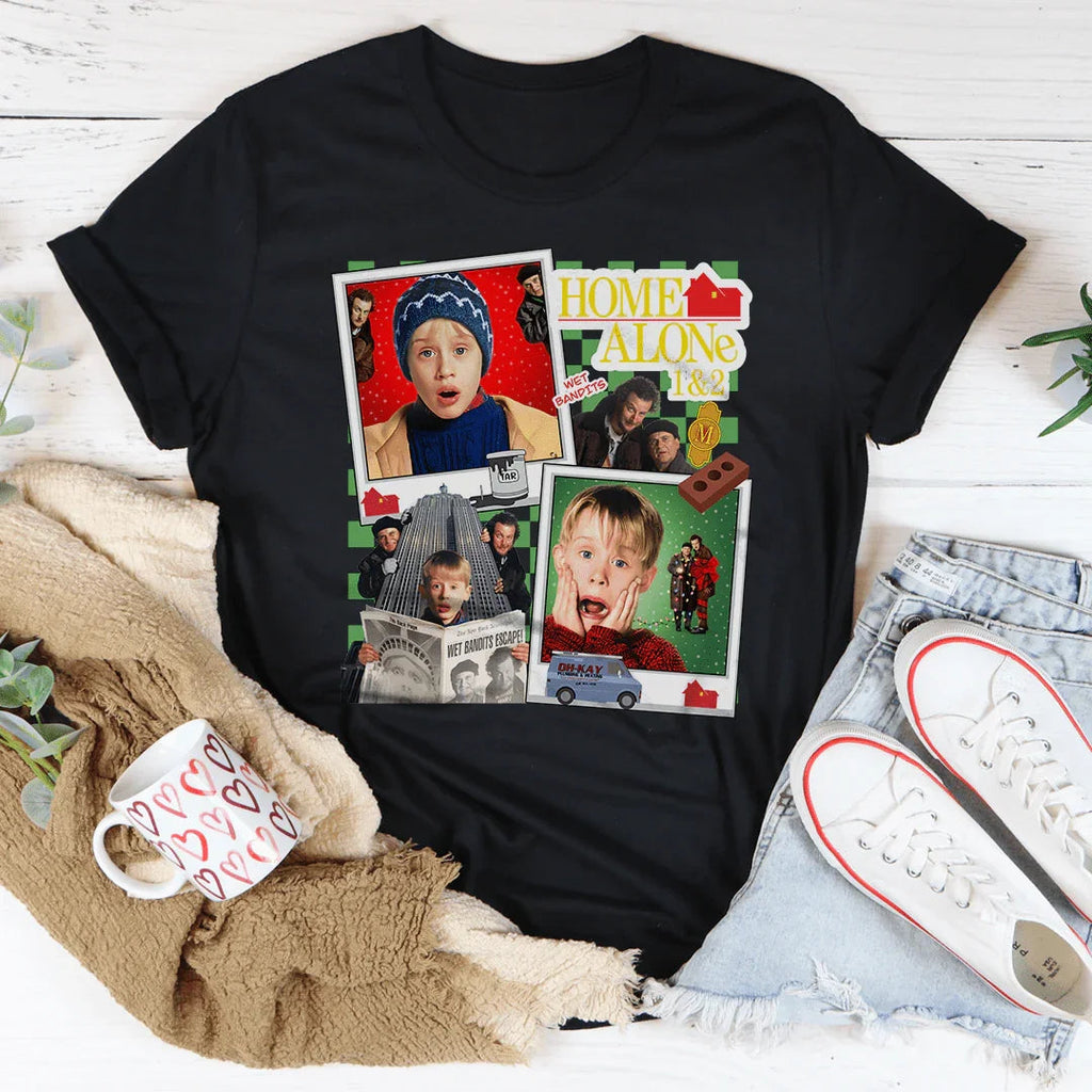 Home Alone Tee Peachy Sunday