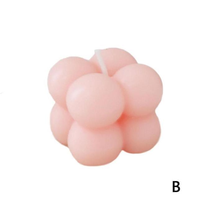 Home Decoration Candle Cube Bubble Candles Handmade Scented Candle Hand Poured Decorative Candle Aesthetic Candles Room Decor for Home Use Bedroom Soy Wax Aromatherapy Cube Candle Scented Relaxing Birthday Gift Home Decoration Stevvex