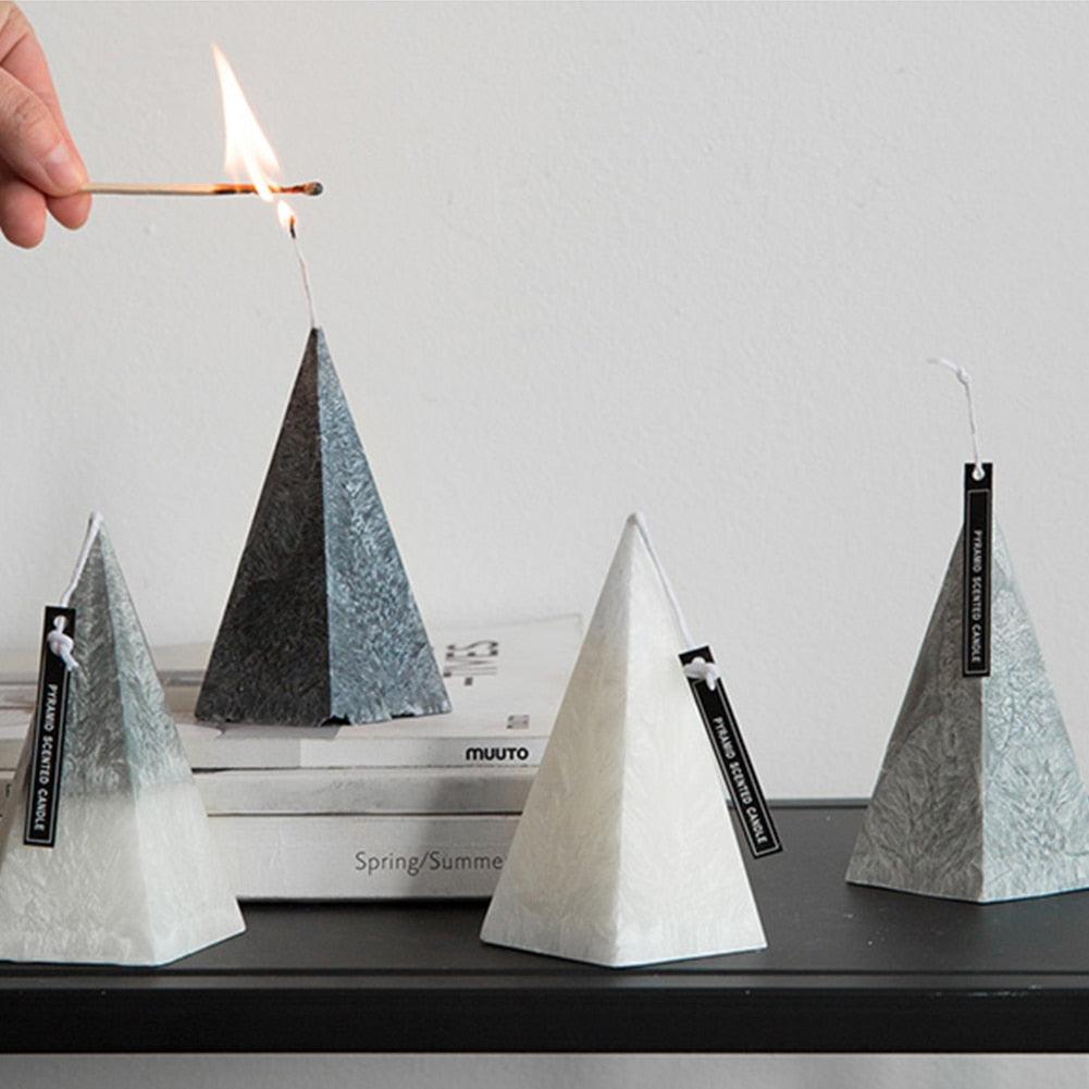Home Decorative Aromatic Candles Scented Candles 3D Iceberg Shape Room Fragrance Candles Strong Fragrance Scent Stress Relief Gift for Women on Birthday Anniversary Aromatherapy Home Decoration Stevvex