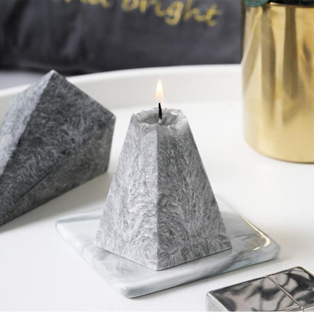 Home Decorative Aromatic Candles Scented Candles 3D Iceberg Shape Room Fragrance Candles Strong Fragrance Scent Stress Relief Gift for Women on Birthday Anniversary Aromatherapy Home Decoration Stevvex