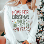 Home For Christmas Sweatshirt Peachy Sunday