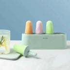Home Ice Cream Mold Popsicle Tool Silicone 4-hole Popsicle Box Children Dessert Ice Cream Maker Kitchen Tools Diy Ice Cream Stevvex