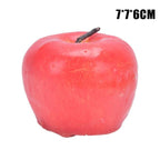Home Red Apple Shape Scented Candles Creative Apple Shaped Scented Candles Simulation Fruit Candles Valentine's Day Party Candles Birthday Candles Apple Decorations Birthday Christmas Party Fruit Candles Decoration Stevvex