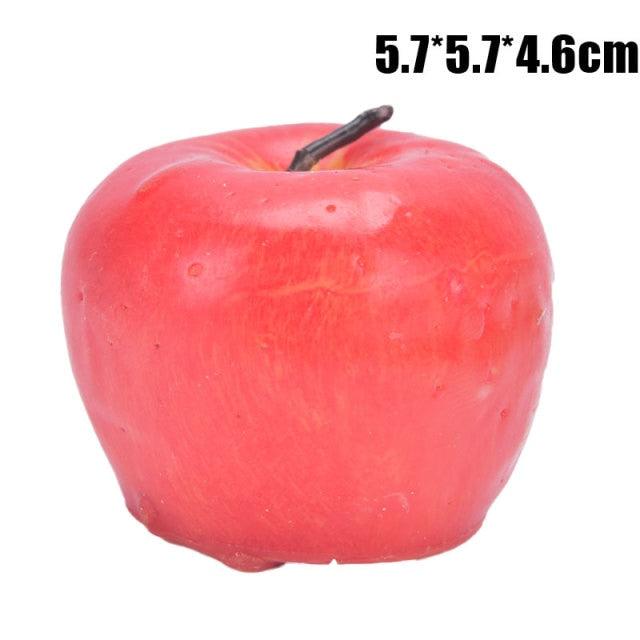 Home Red Apple Shape Scented Candles Creative Apple Shaped Scented Candles Simulation Fruit Candles Valentine's Day Party Candles Birthday Candles Apple Decorations Birthday Christmas Party Fruit Candles Decoration Stevvex