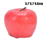 Home Red Apple Shape Scented Candles Creative Apple Shaped Scented Candles Simulation Fruit Candles Valentine's Day Party Candles Birthday Candles Apple Decorations Birthday Christmas Party Fruit Candles Decoration Stevvex