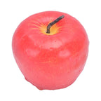 Home Red Apple Shape Scented Candles Creative Apple Shaped Scented Candles Simulation Fruit Candles Valentine's Day Party Candles Birthday Candles Apple Decorations Birthday Christmas Party Fruit Candles Decoration Stevvex