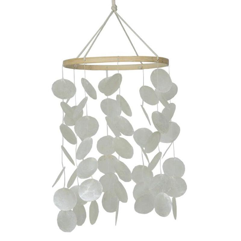 Home Shell Wind Chime Room Decoration Korean Decor Chimes Nordic Style Home Office Kids Room Nursery Decor Hanging Scandinavian Style Wind Chimes Wall Decor Stevvex