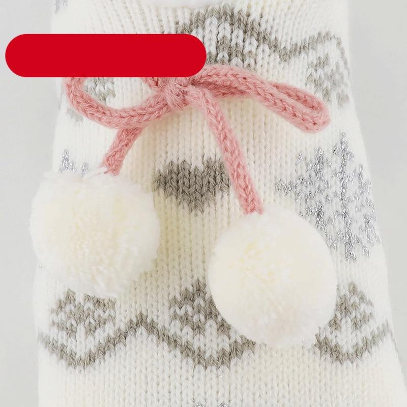 Home Socks Slippers Women Plush Warm Knit Slippers Lightweight Soft Comfortable Winter Slippers Women Indoor Slippers Winter Fuzzy Warm Cozy Fleece Lined Slipper Socks Non Slip Super Soft Thick Christmas Socks Stevvex