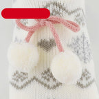 Home Socks Slippers Women Plush Warm Knit Slippers Lightweight Soft Comfortable Winter Slippers Women Indoor Slippers Winter Fuzzy Warm Cozy Fleece Lined Slipper Socks Non Slip Super Soft Thick Christmas Socks Stevvex