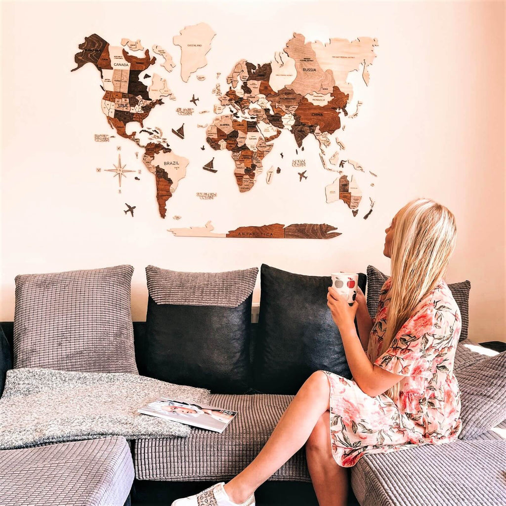 Large Rustic Wall Decor Enjoy The Wood