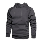 Hoodies Sweatshirts Men Solid Color Hoodie Hip Hop Streetwear Outwear Autumn Winter Long Sleeve Winter Fashion Thick Fleece Sweatshirt Mens Hip Hop Long Sleeve Pullover Hoodies Male Autumn Solid Color Hoodie