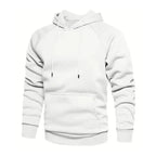 Hoodies Sweatshirts Men Solid Color Hoodie Hip Hop Streetwear Outwear Autumn Winter Long Sleeve Winter Fashion Thick Fleece Sweatshirt Mens Hip Hop Long Sleeve Pullover Hoodies Male Autumn Solid Color Hoodie