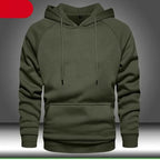 Hoodies Sweatshirts Men Solid Color Hoodie Hip Hop Streetwear Outwear Autumn Winter Long Sleeve Winter Fashion Thick Fleece Sweatshirt Mens Hip Hop Long Sleeve Pullover Hoodies Male Autumn Solid Color Hoodie