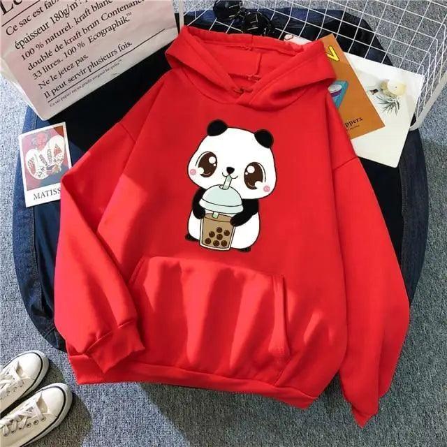 Hoody Little Print Hoodie Streetwear Cute Winter Clothes Women's Oversized Loose Sweatshirts Women Hoodies for Women Cute Fashion Sweatshirts Hoodie for Teen Oversized Hoodie Stevvex