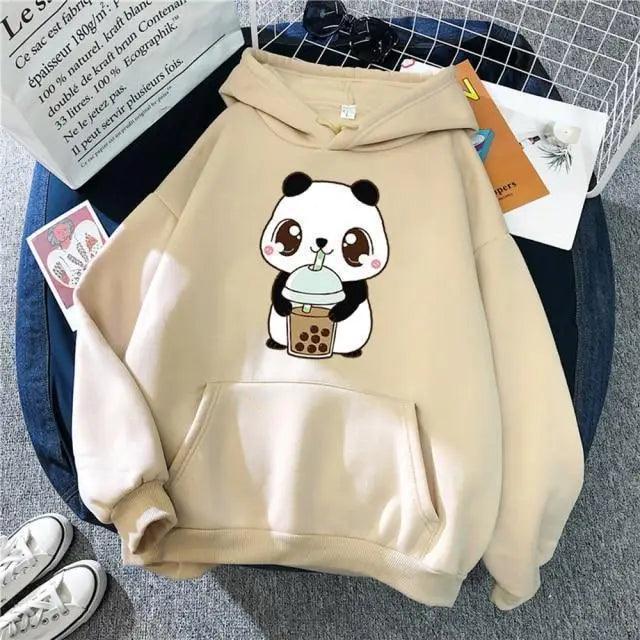 Hoody Little Print Hoodie Streetwear Cute Winter Clothes Women's Oversized Loose Sweatshirts Women Hoodies for Women Cute Fashion Sweatshirts Hoodie for Teen Oversized Hoodie Stevvex