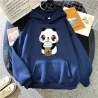 Hoody Little Print Hoodie Streetwear Cute Winter Clothes Women's Oversized Loose Sweatshirts Women Hoodies for Women Cute Fashion Sweatshirts Hoodie for Teen Oversized Hoodie Stevvex