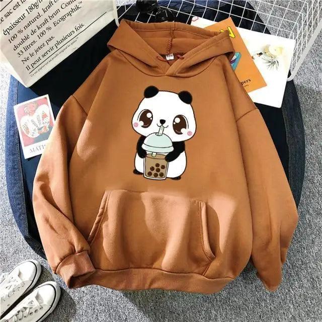 Hoody Little Print Hoodie Streetwear Cute Winter Clothes Women's Oversized Loose Sweatshirts Women Hoodies for Women Cute Fashion Sweatshirts Hoodie for Teen Oversized Hoodie Stevvex