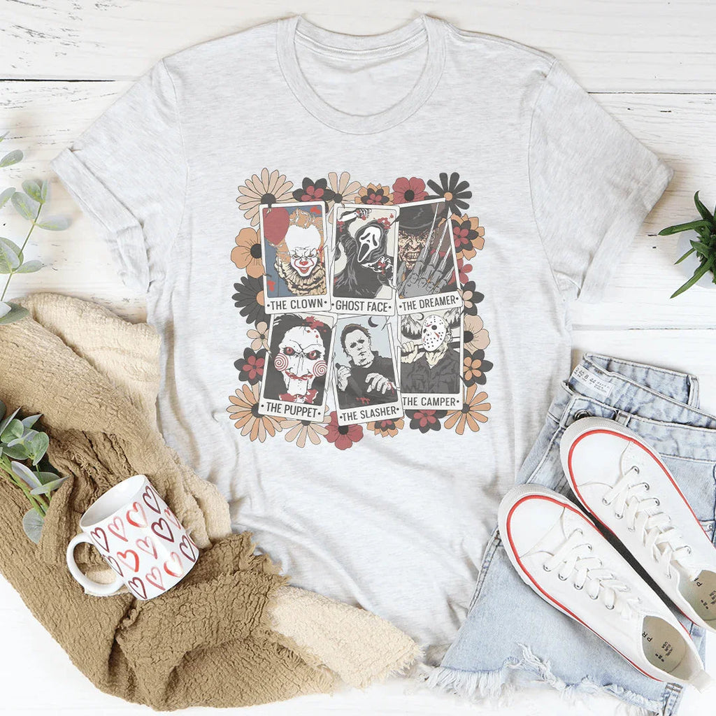 Horror Fall Tee Peachy Sunday