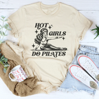 Hot Girls Do Pilates Tee Peachy Sunday