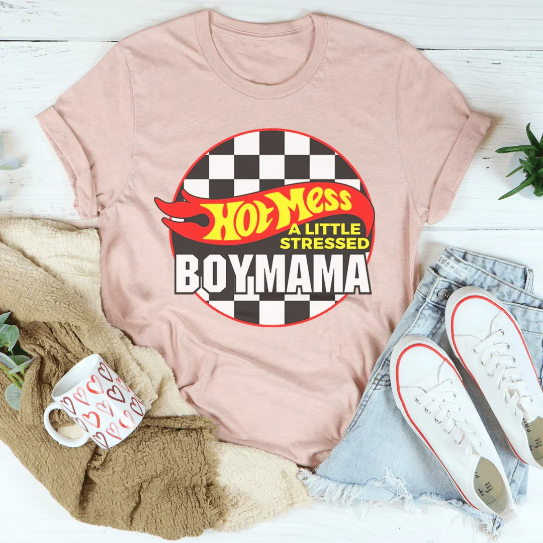 Hot Mess Boy Mama Peachy Sunday