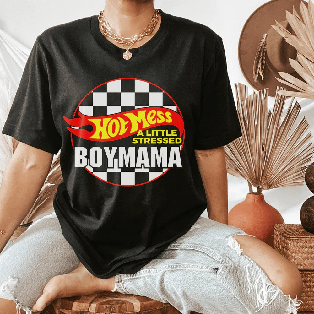 Hot Mess Boy Mama Peachy Sunday
