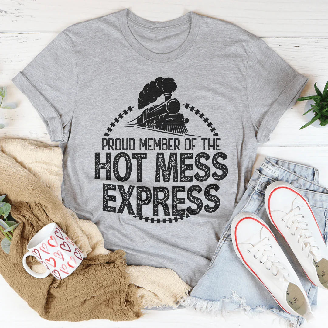 Hot Mess Express Tee Peachy Sunday