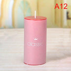 Scented Candle Candles For Home Scented 100 Hour Long Lasting Aromatherapy Candle Highly Scented & Soy Jar Candle Gift Lavender Classic Cylindrical Birthday Romantic Small Candle Wedding Western Food Candlestick Column Wax Stevvex