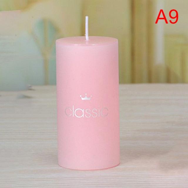 Scented Candle Candles For Home Scented 100 Hour Long Lasting Aromatherapy Candle Highly Scented & Soy Jar Candle Gift Lavender Classic Cylindrical Birthday Romantic Small Candle Wedding Western Food Candlestick Column Wax Stevvex
