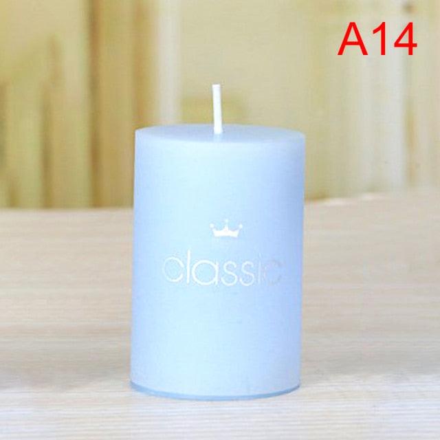 Scented Candle Candles For Home Scented 100 Hour Long Lasting Aromatherapy Candle Highly Scented & Soy Jar Candle Gift Lavender Classic Cylindrical Birthday Romantic Small Candle Wedding Western Food Candlestick Column Wax Stevvex
