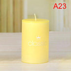 Scented Candle Candles For Home Scented 100 Hour Long Lasting Aromatherapy Candle Highly Scented & Soy Jar Candle Gift Lavender Classic Cylindrical Birthday Romantic Small Candle Wedding Western Food Candlestick Column Wax Stevvex