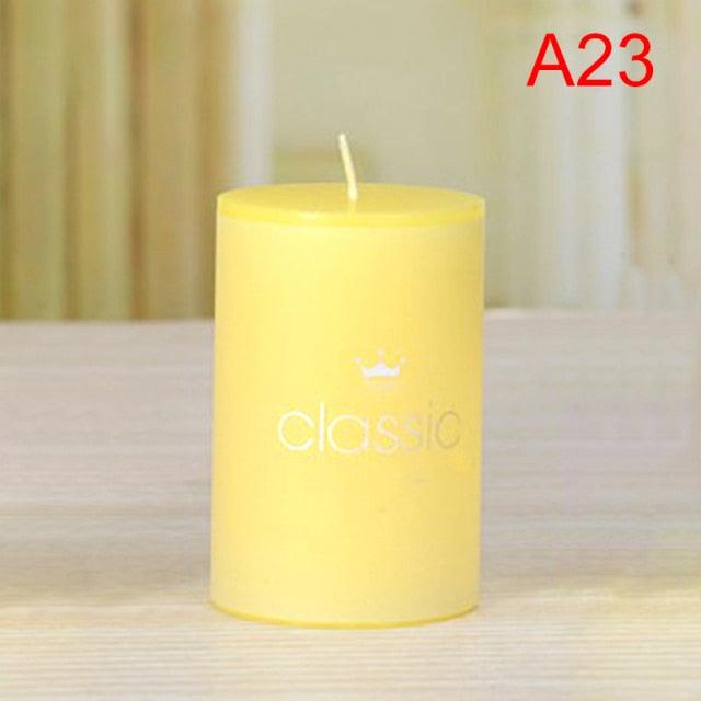 Scented Candle Candles For Home Scented 100 Hour Long Lasting Aromatherapy Candle Highly Scented & Soy Jar Candle Gift Lavender Classic Cylindrical Birthday Romantic Small Candle Wedding Western Food Candlestick Column Wax Stevvex