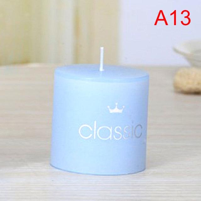 Scented Candle Candles For Home Scented 100 Hour Long Lasting Aromatherapy Candle Highly Scented & Soy Jar Candle Gift Lavender Classic Cylindrical Birthday Romantic Small Candle Wedding Western Food Candlestick Column Wax Stevvex
