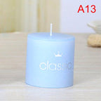 Scented Candle Candles For Home Scented 100 Hour Long Lasting Aromatherapy Candle Highly Scented & Soy Jar Candle Gift Lavender Classic Cylindrical Birthday Romantic Small Candle Wedding Western Food Candlestick Column Wax Stevvex